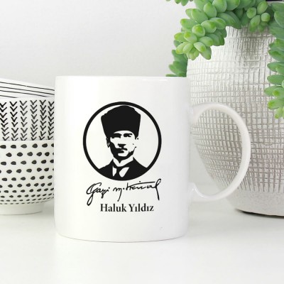 Acarco Kişiye Özel Atatürk Kupa Bardak