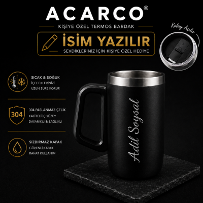 Kişiye Özel İsim Baskılı 280 ml Çelik Bardak Termos