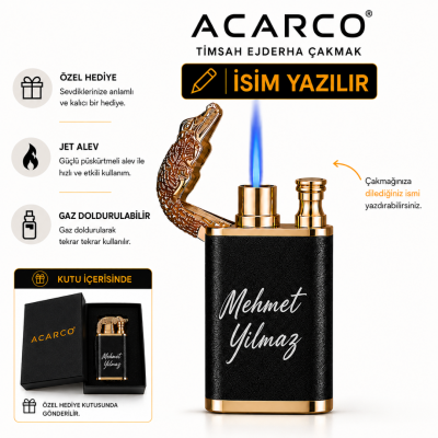 Acarco Kişiye Timsaj Ejderha Çakmak