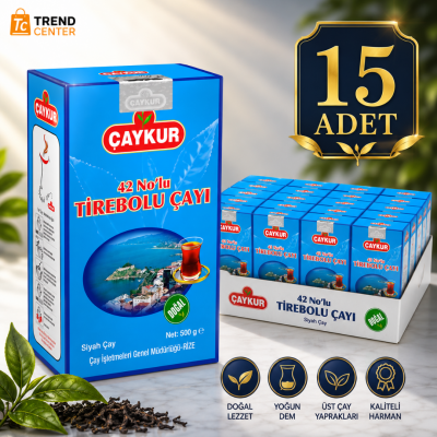 Çaykur Tirebolu Çay 500 gr 15 Adet