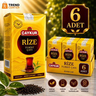 Çaykur Rize Turist Çay 1000 gr 6 Adet